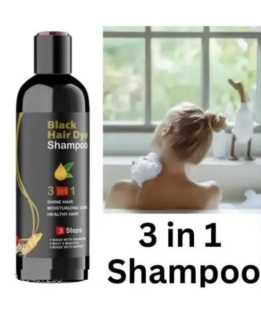 Black Herbal Hair Dye Shampoo