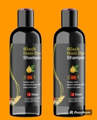 Black Herbal Hair Dye Shampoo