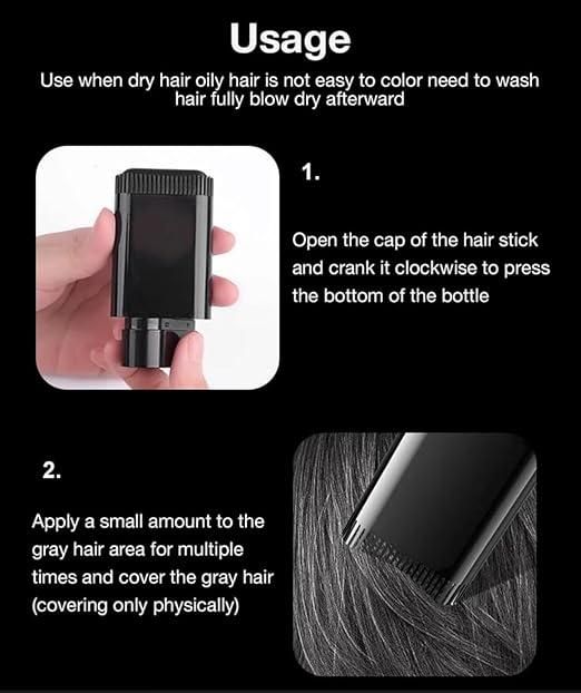 Covering White Hair is Simple and Convenient