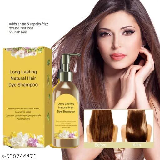 Long Lasting Natural Hair Dye Shampoo 100ML (Pack of 2)